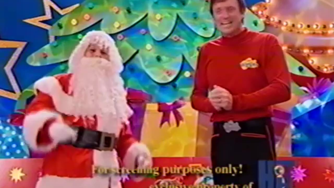 The Wiggles - Santa's Rockin'! (2004 Screener Vhs Rip)