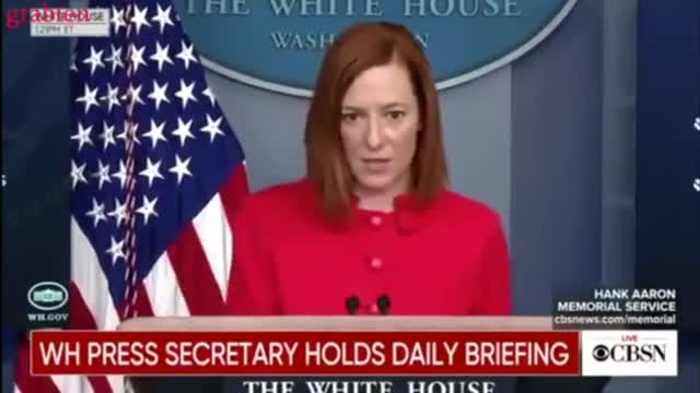 White House Press Secretary Jen Psaki - Circle Back.- Joe Biden administration