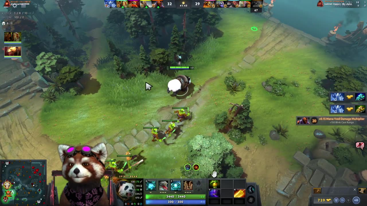 Dota 2 Lone Druid, gana crypto por jugar y stremear | Neoxa.net | 120423 night1