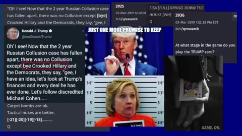 The Trump Card! Trump's 10-Year Term! Declass Takes Down Their House of Cards [BYE] Hillary!