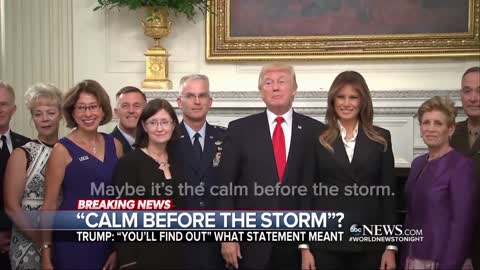 Calm Before THE STORM?