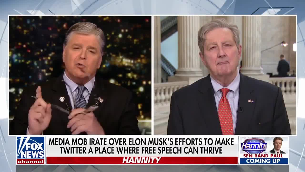 Senator John Kenedy talking about Elon Musk taking over Twitter