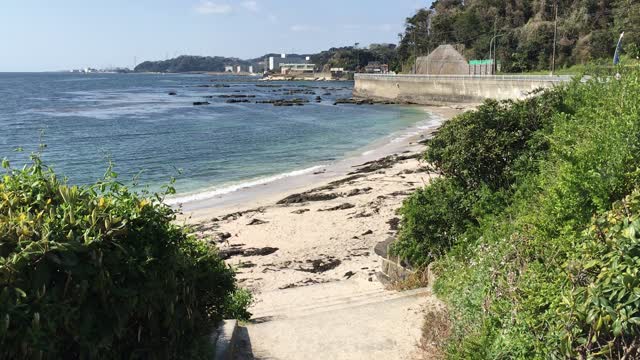 観音崎の多々良浜
