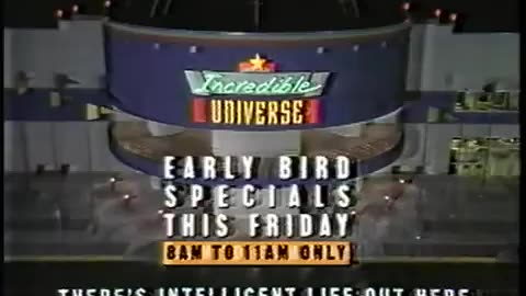 November 19, 1995 - Early Bird Specials at Incredible Universe