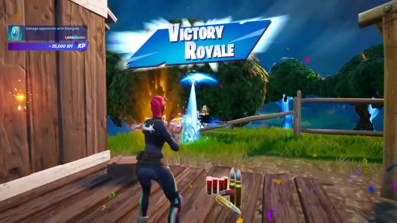 🔴Fortnite OG shotgun vs minigun Victory Royale part 1