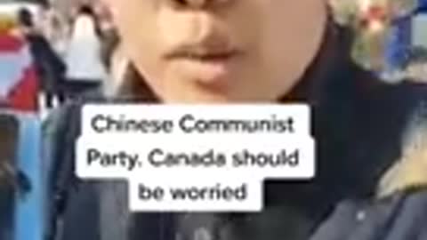 Speaking out against Communism.