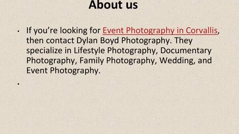 Best Event Photography in Corvallis.