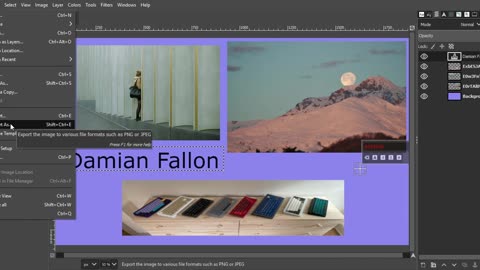 Make a Collage with Gimp