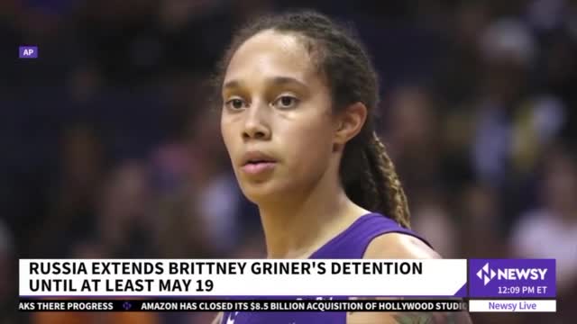 According to Russia's Tass news agency. Griner's detention has been extended until May 19