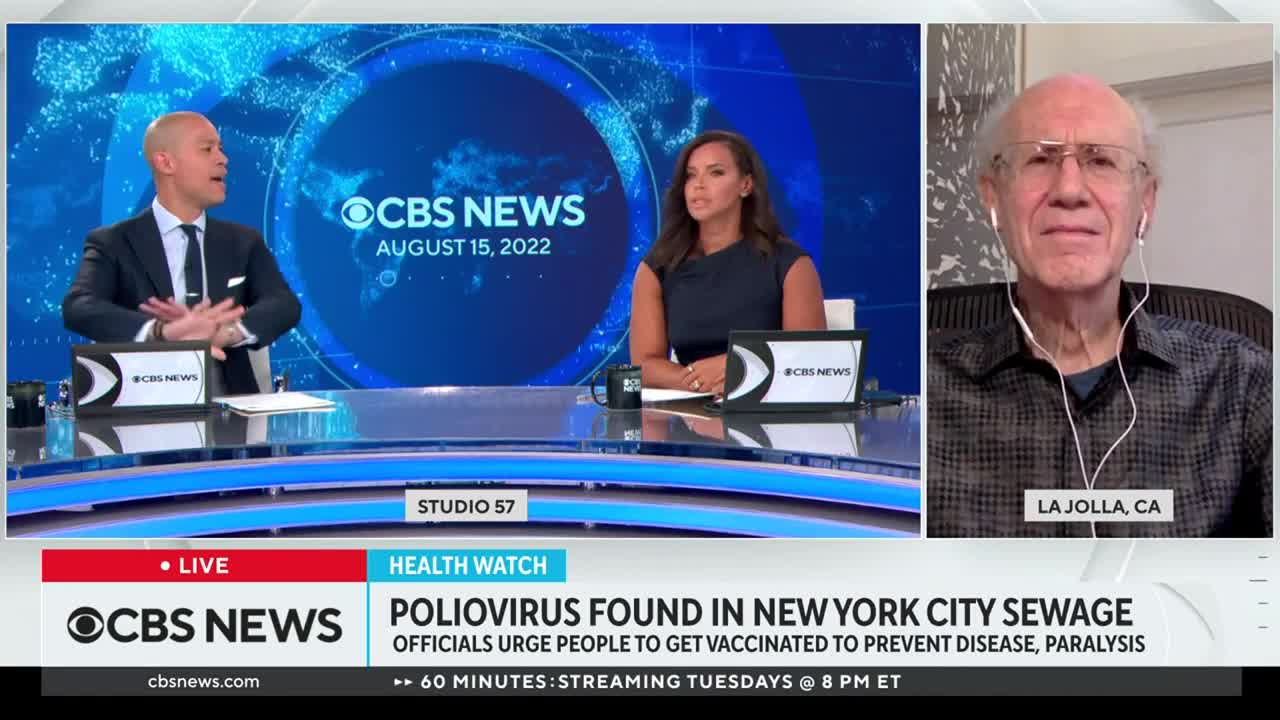Polio vaccine inventor's son on resurgence of virus in U.S.