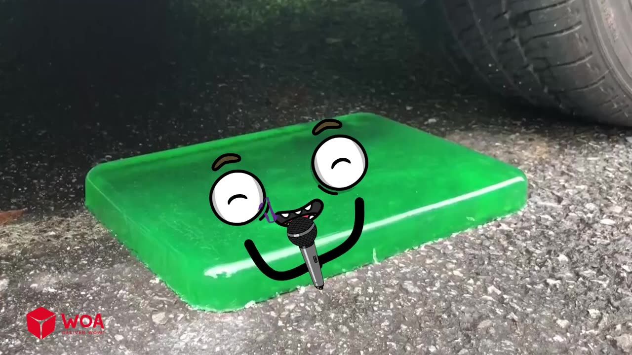 Car Experiment #15 Crushing Crunchy & Soft Things by Car! #carcrushing #carcrushingthings #mamacitas
