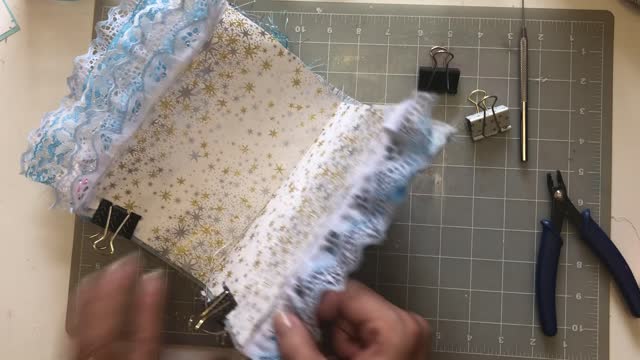 Sewing in the Winter Journal Signatures (from Lovely Lavender Wishes)
