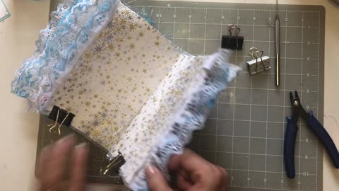 Sewing in the Winter Journal Signatures (from Lovely Lavender Wishes)