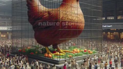 Big Hen In Car #aiimages #funnycats #11