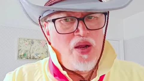 Mr Khan lip-syncs to the song by Johnny Cash - The Last Gunfighter Ballad.