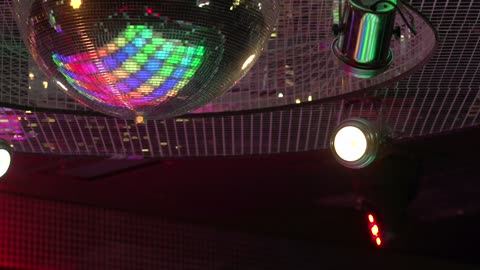 disco ceiling mirror ball 3
