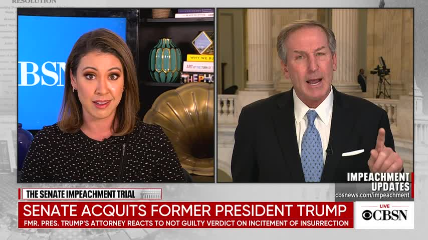 VAN DER VEEN DEMOLISHES CBSN HOST