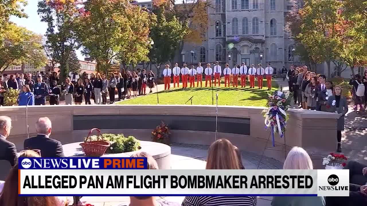 ALLEGED PAN AM FLIGHT BOMBMAKER ARRESTED