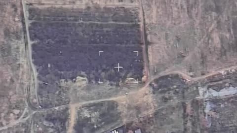 The hidden position of the 203 mm self-propelled artillery system discovered