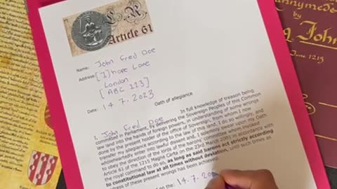 How to Complete The Oath of Allegiance