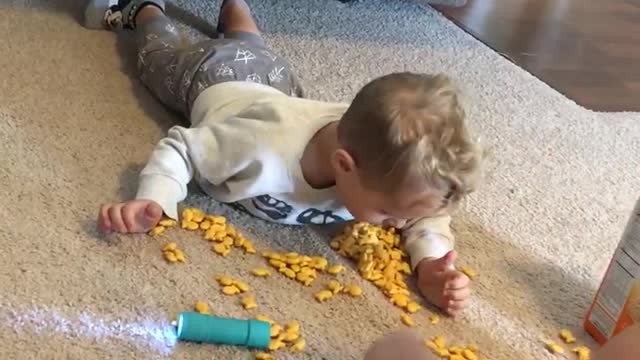 Charasmatic 2 year old, shows his wild side.