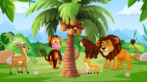 Funny cartoon video and animols .