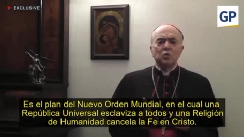 Vigano Arzovispo Catolico EE UU invita a Defensa global contra el Ataque a la Humanidad 19-COV