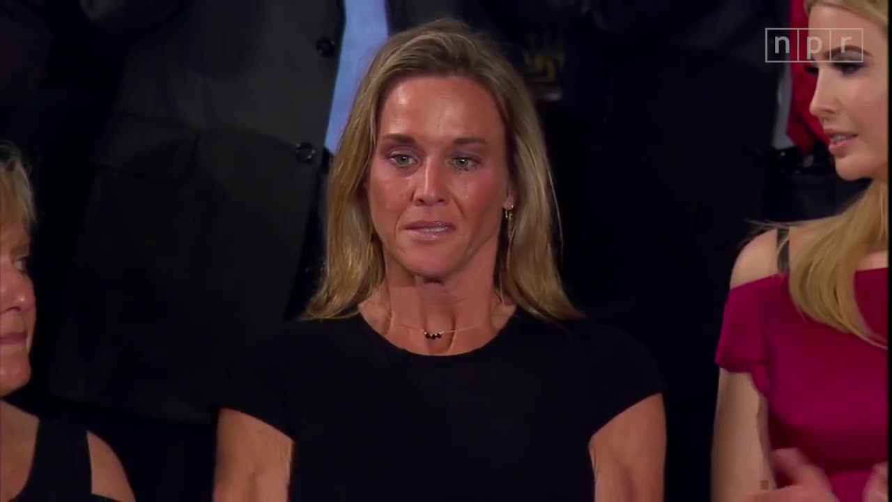 In Donald Trump_s Speech_ An Emotional Moment From Widow Of Navy SEAL _ Politics _