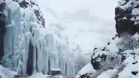 Shemshak , a ski resort situated to the north-east of Tehran