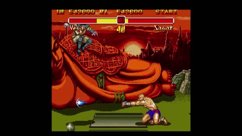 Super Street Fighter II New Challengers / Mega Drive / M.Bison (Vega) / Expert Mode LV: 8 / Final