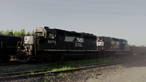 train parked