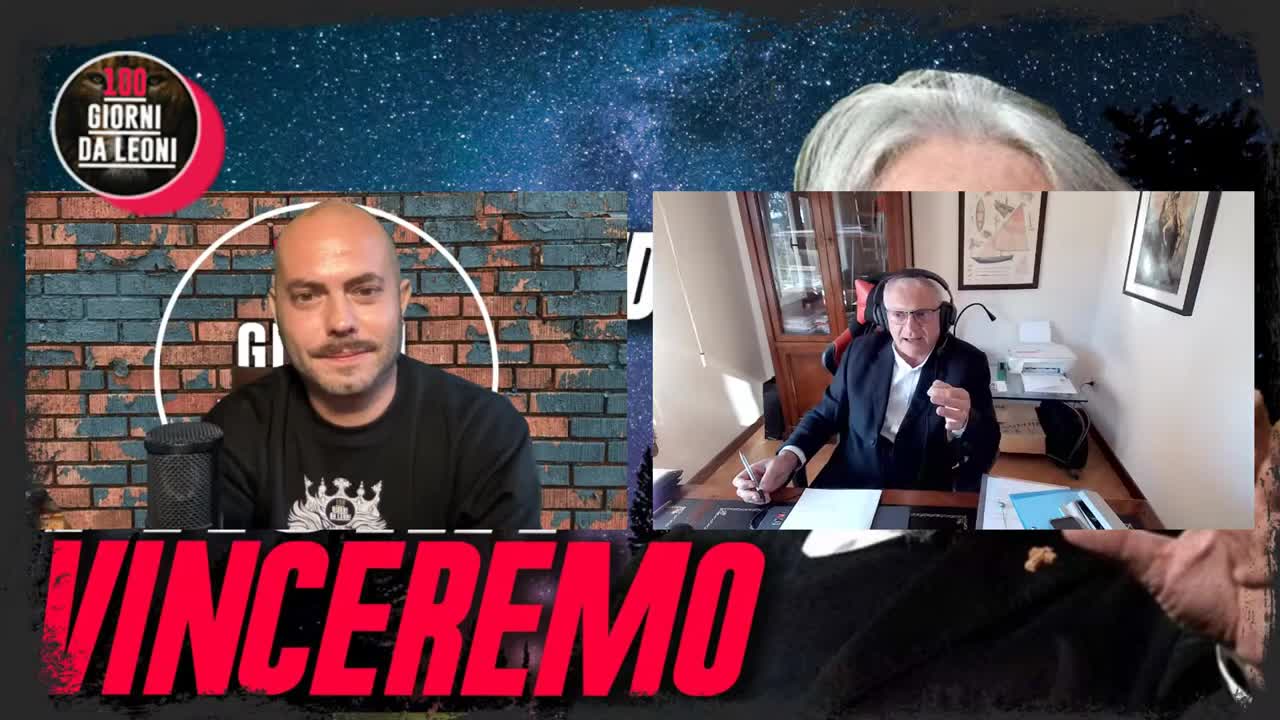 100 GIORNI DA LEONI - “Solo non avendo paura VINCEREMO, con Alessandro Meluzzi e Massimo Codato!!”😇💖👍