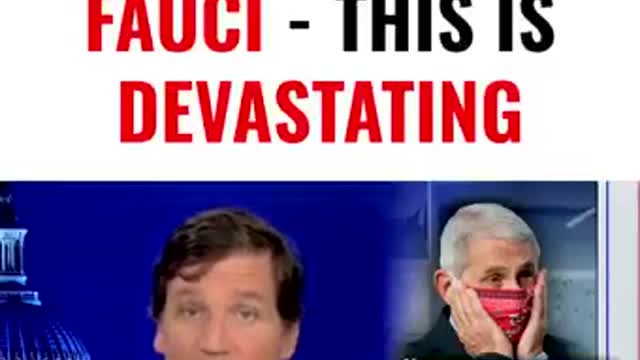 Tucker exposes Tony Fauci. Is he a bioterrorist ?