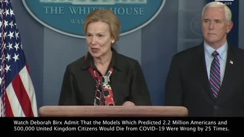 Deborah Birx | Did Just Admit She & Fauci Lied About "Social Distancing," "15 Days to Stop the Spread" and "COVID-19"?