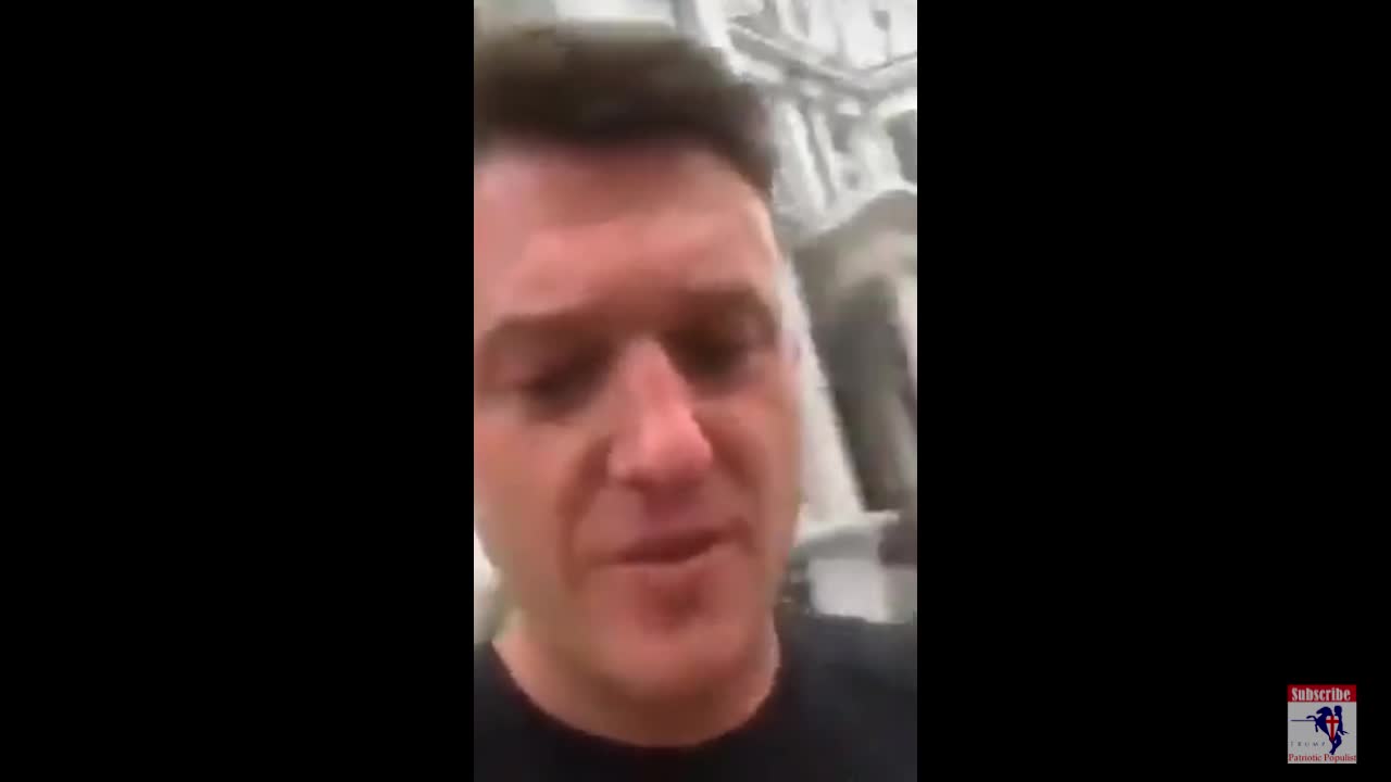 Tommy Robinson Catches Journalist Hiding In The Bushes Following Him