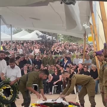 Burial Ceremony of ISRAELI SOLDIER