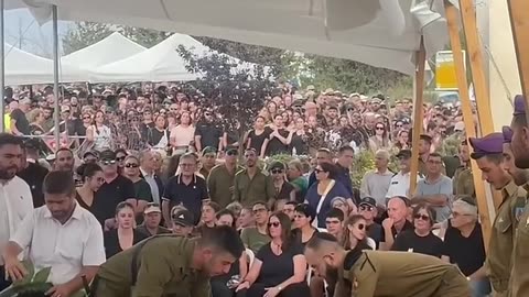 Burial Ceremony of ISRAELI SOLDIER