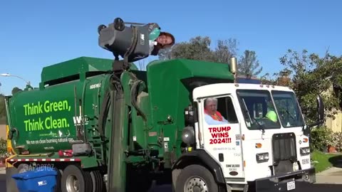 Trump Wins ! - Nov 6, 2024 - Taking out the Garbage Day