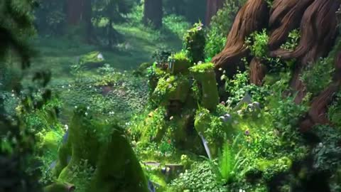 Cartoon Mysteries-Forgetten Power deep in wilderness