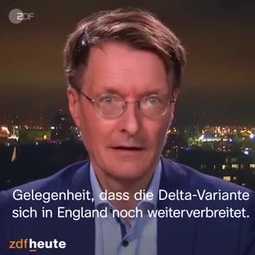 Klabauterbach: Einmal geimpfte Fans sind "nicht sicher" (25. Juni 2021)