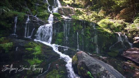 Soothing white noise of water