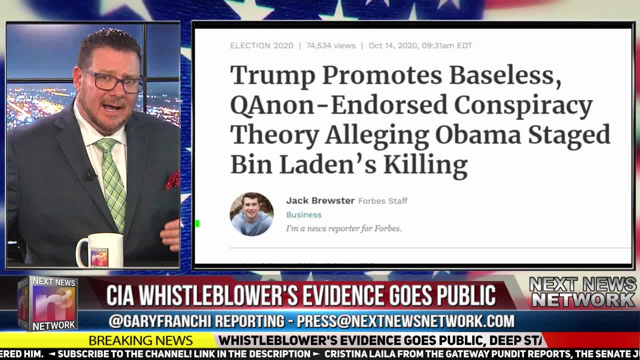 The Next News Network ~ BREAKING: CIA WHISTLEBLOWER'S EVIDENCE GOES PUBLIC