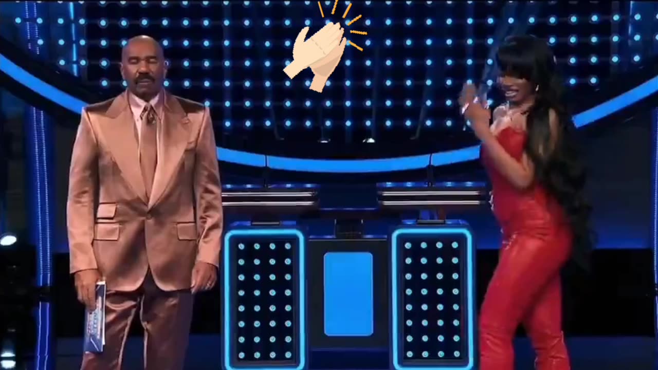 Meg Thee Stallion on Celebrity Family Feud