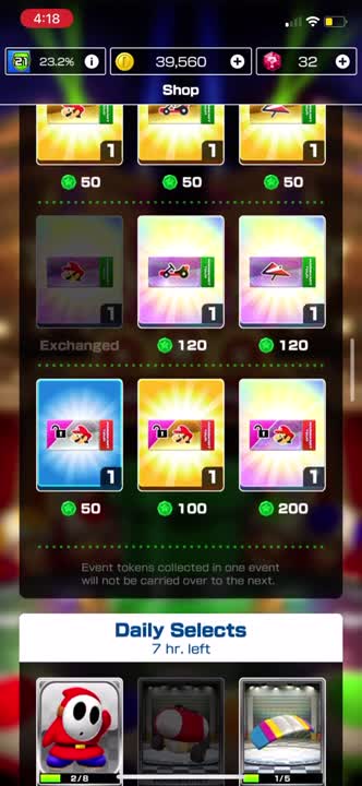 Mario Kart Tour - Token Shop Showcase (New Year’s 2021 Tour)