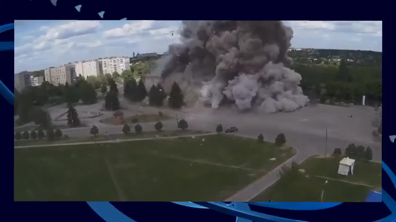 Breaking news_ Ukraine Russia War News Russia Blow Up Ukraine Palace Of Culture.