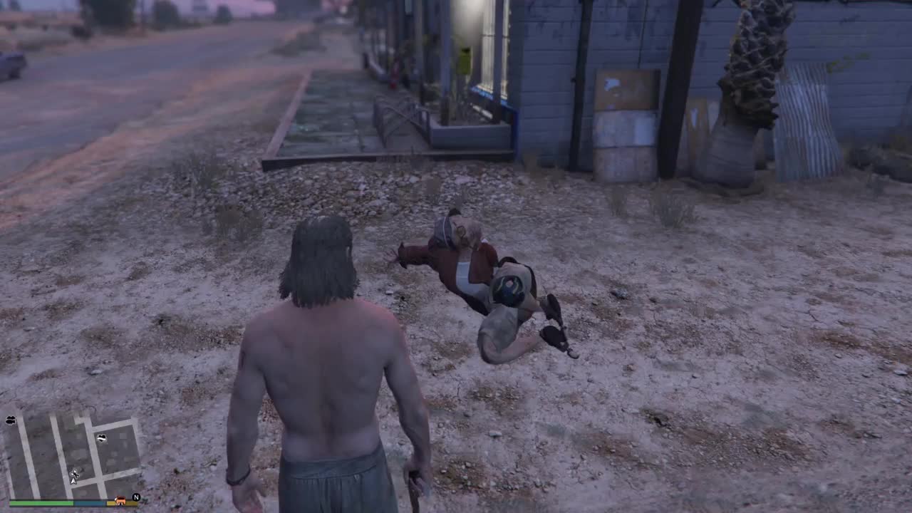 Grand Theft Auto V Creepy Ron glitch