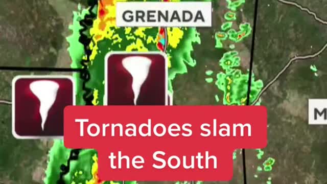 Tornadoes slam the South