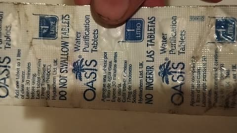 ΧΑΠΙΑ ΧΑΛΑΖΟΝΗΣ ΓΙΑ ΑΠΟΣΤΕΙΡΩΣΗ ΝΕΡΟΥ - ΠΕΡΙΕΧΟΥΝ ΧΛΩΡΙΝΗ ΚΑΙ ΚΑΘΑΡΙΖΟΥΝ ΤΑ ΜΙΚΡΟΒΙΑ