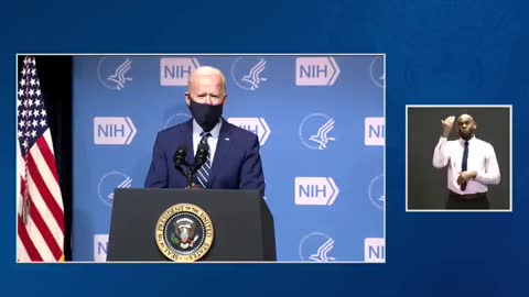 Who do you believe? Joe blames Trump while struggling to breath through a mask.