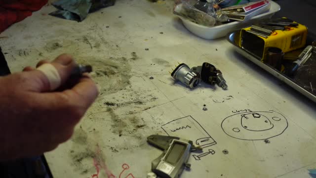 All Keyed Up! Got a new Lucas 30608 & the hole was missing to lock in the lock cylinder! Fixed it...